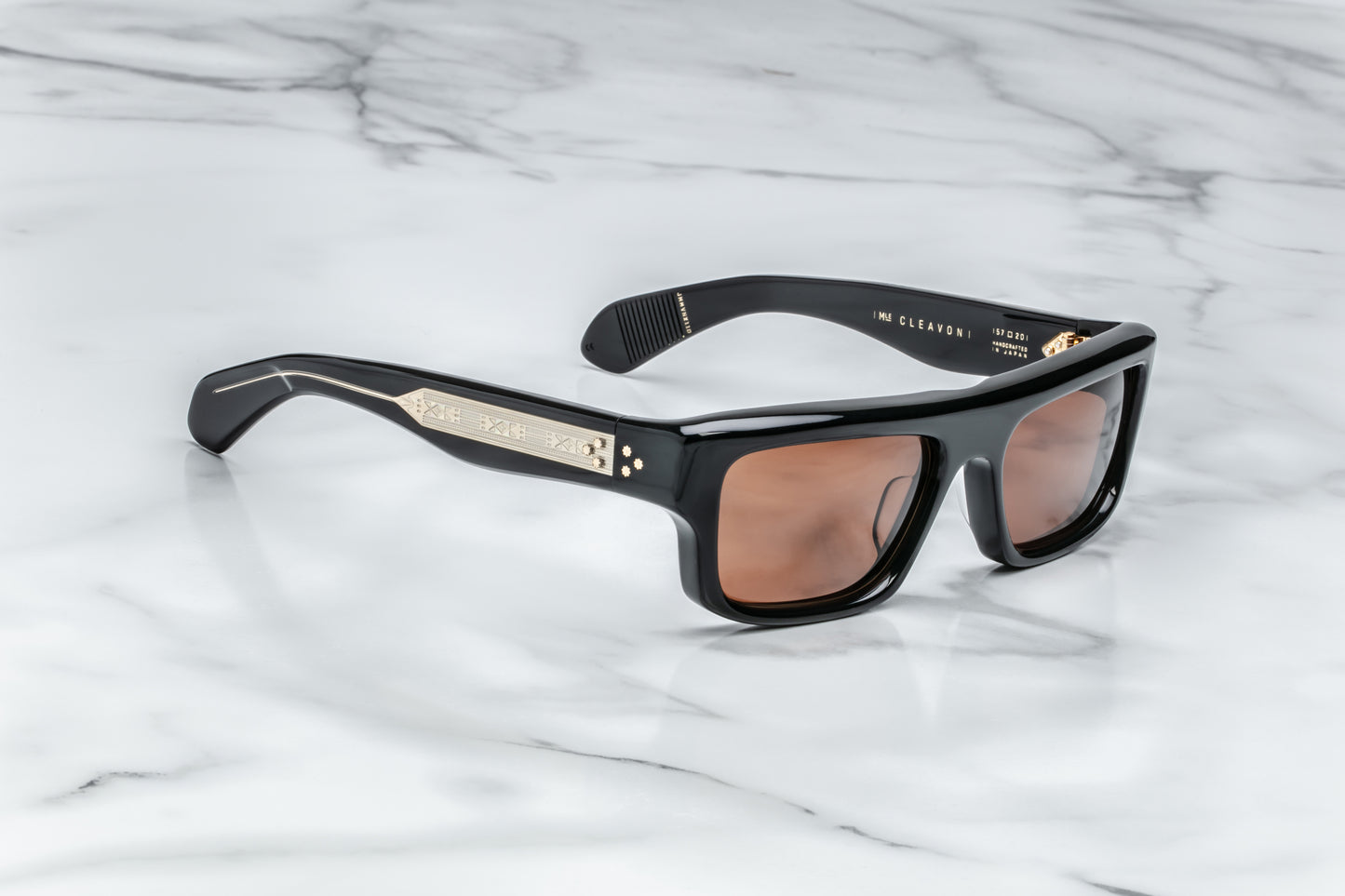 Jacques Marie Mage Cleavon 57 Sunglasses Eclipse 2 JMMVNX-11D Profile