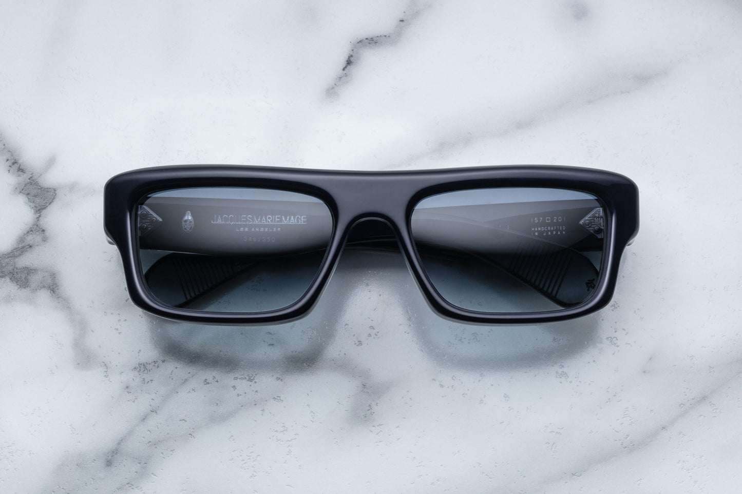 Jacques Marie Mage Cleavon 57 Sunglasses Regal JMMVNX-11K Front