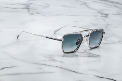 Jacques Marie Mage Commodore Sunglasses Pacific JMMCMD-P3 Profile