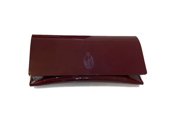 Jacques Marie Mage Epoxy Burgundy Red High Gloss Envelope Case