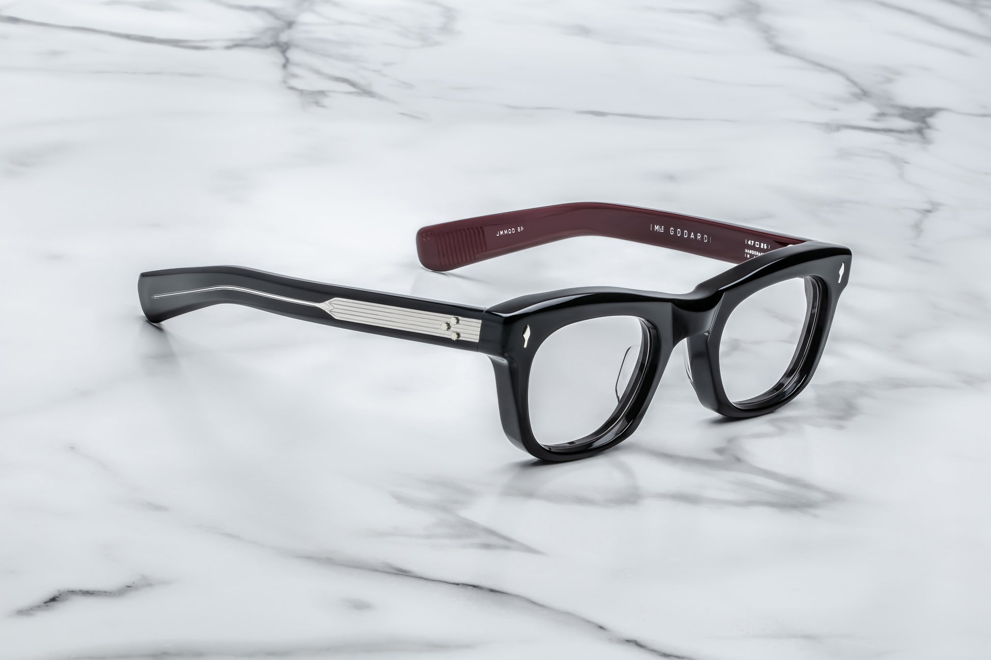 Jacques Marie Mage Godard Rx Eyeglasses Bloodstone JMMODRX-6P Profile
