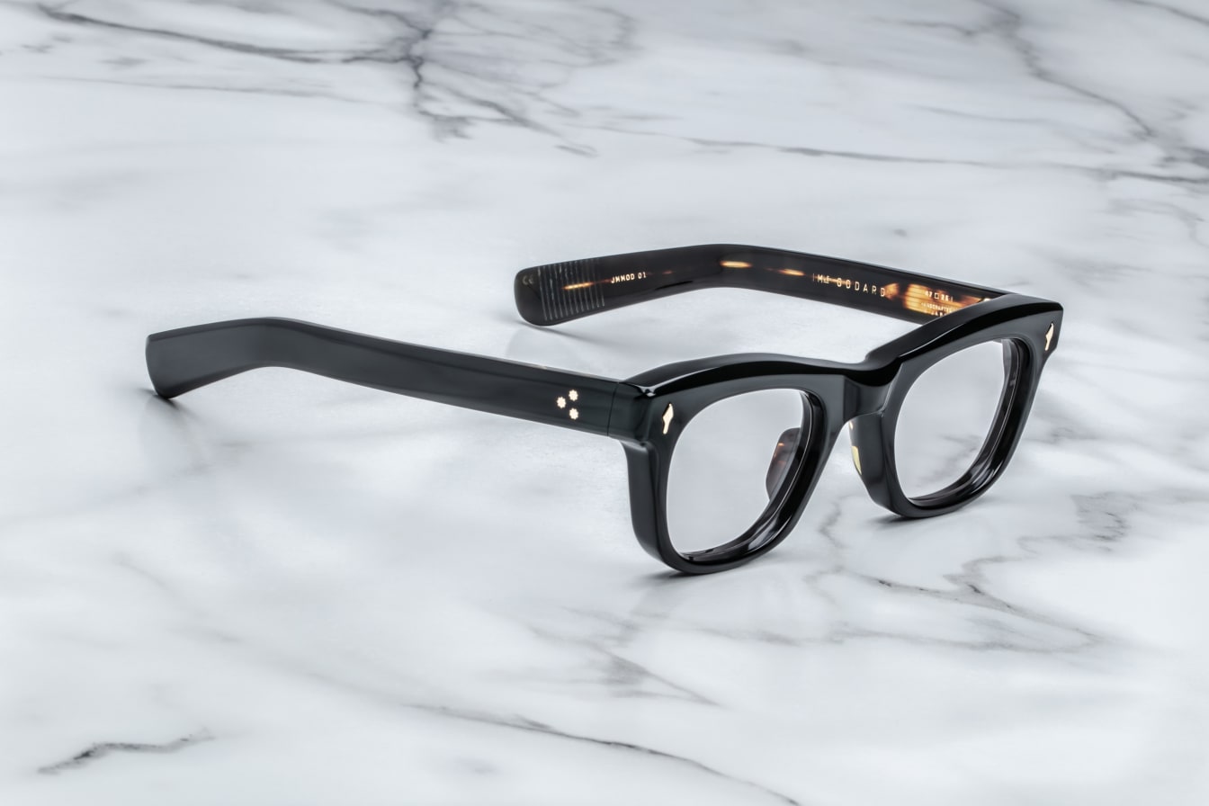 Jacques Marie Mage Godard Rx Eyeglasses Noir JMMODRX-01 Profile