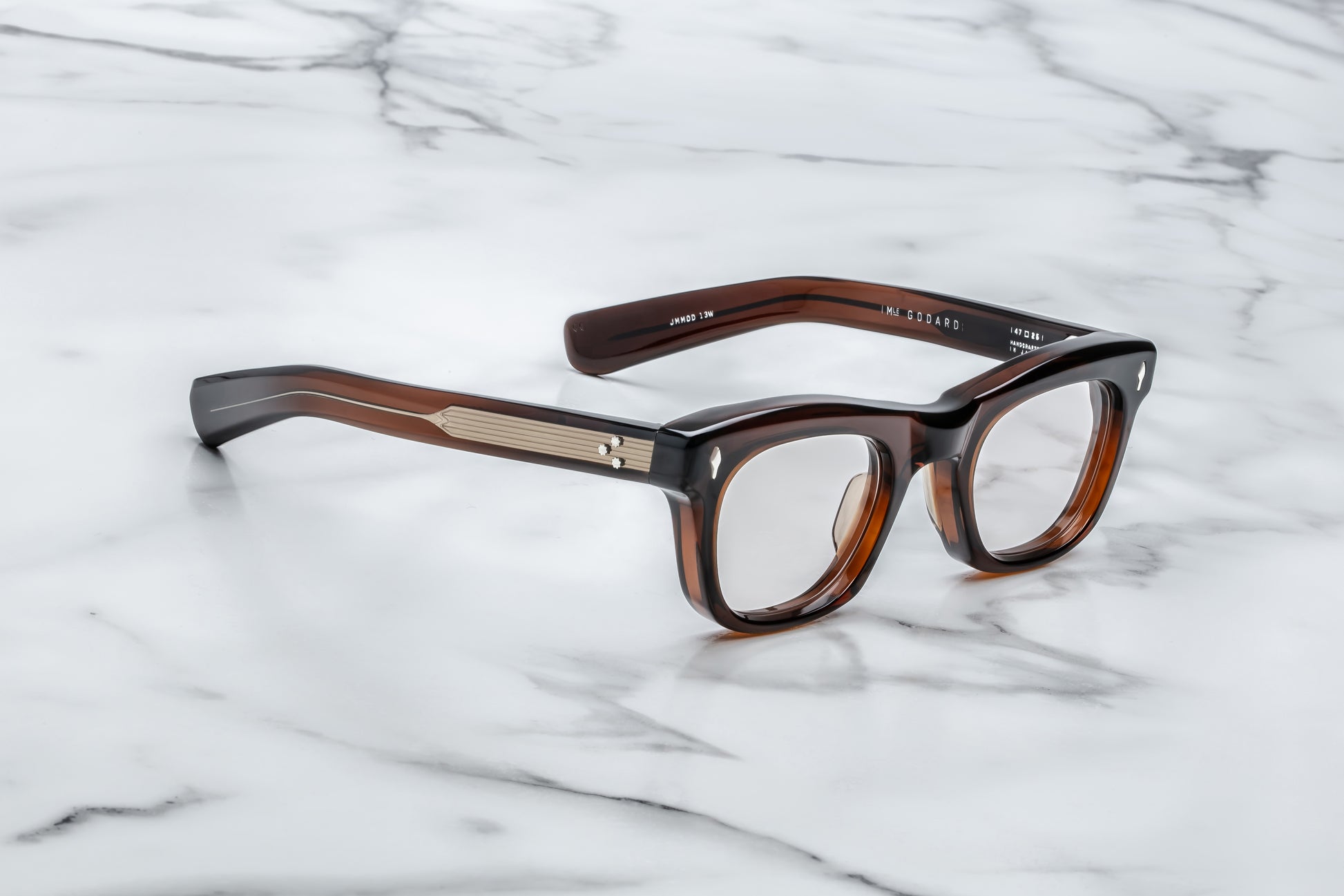 Jacques Marie Mage Godard Rx Eyeglasses Zoltar JMMODRX-13W Profile