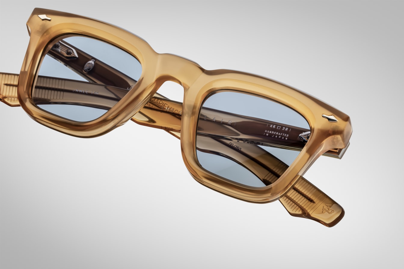 Jacques Marie Mage Leclair Sunglasses Saffron JMMEC-14K Detail
