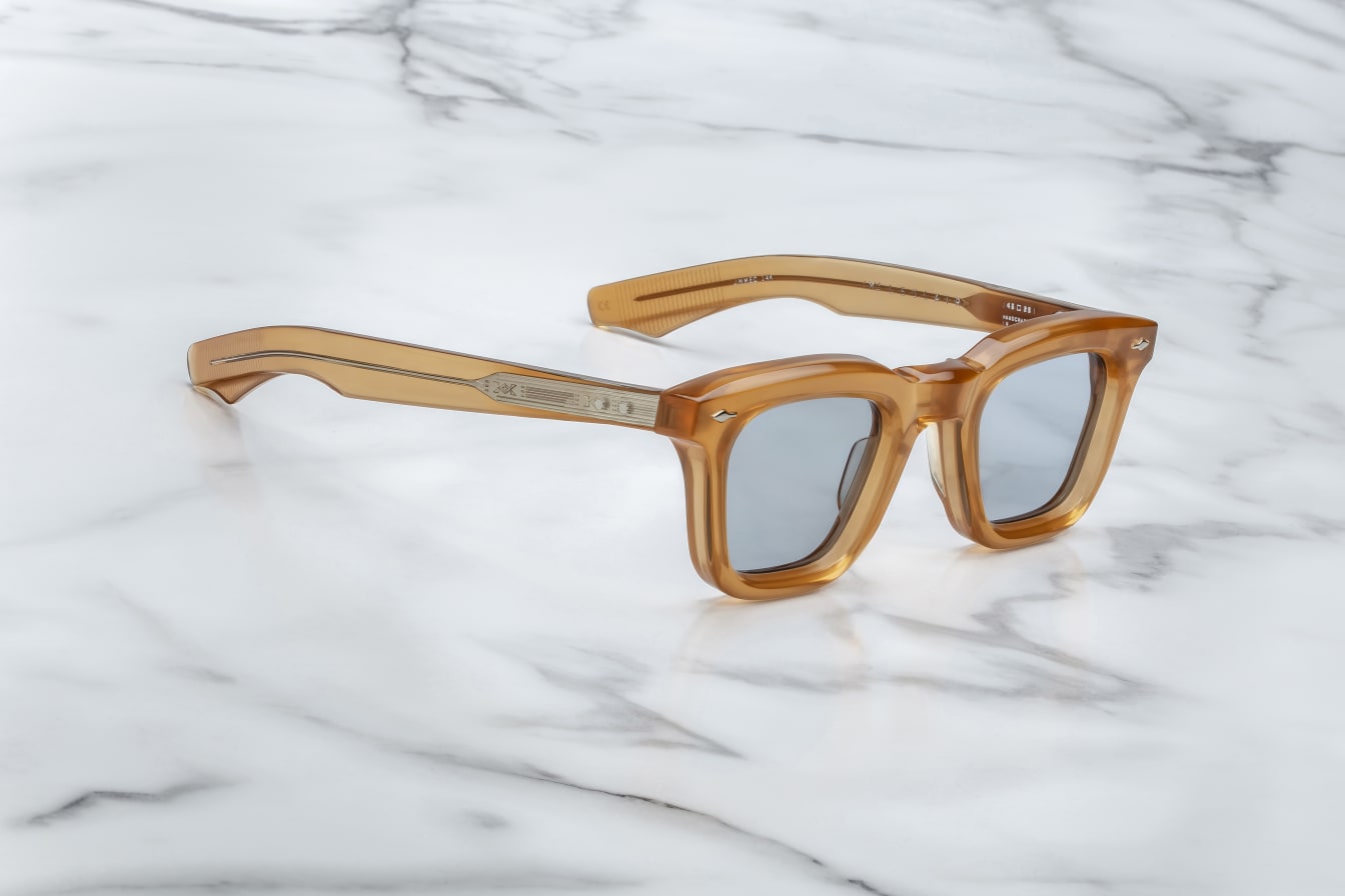 Jacques Marie Mage Leclair Sunglasses Saffron JMMEC-14K Profile