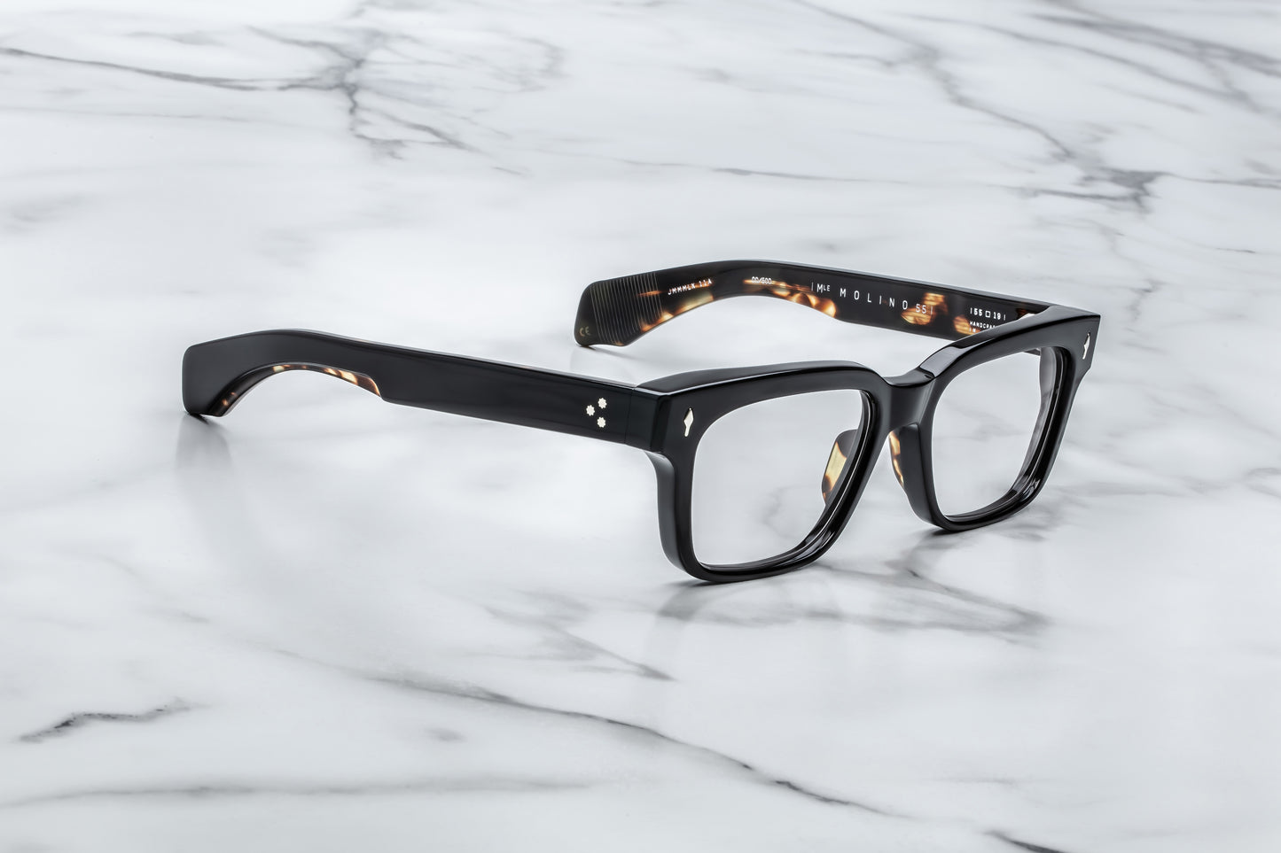 Jacques Marie Mage Molino 55 Eyeglasses Noir 11 JMMMLXRX-11A Profile