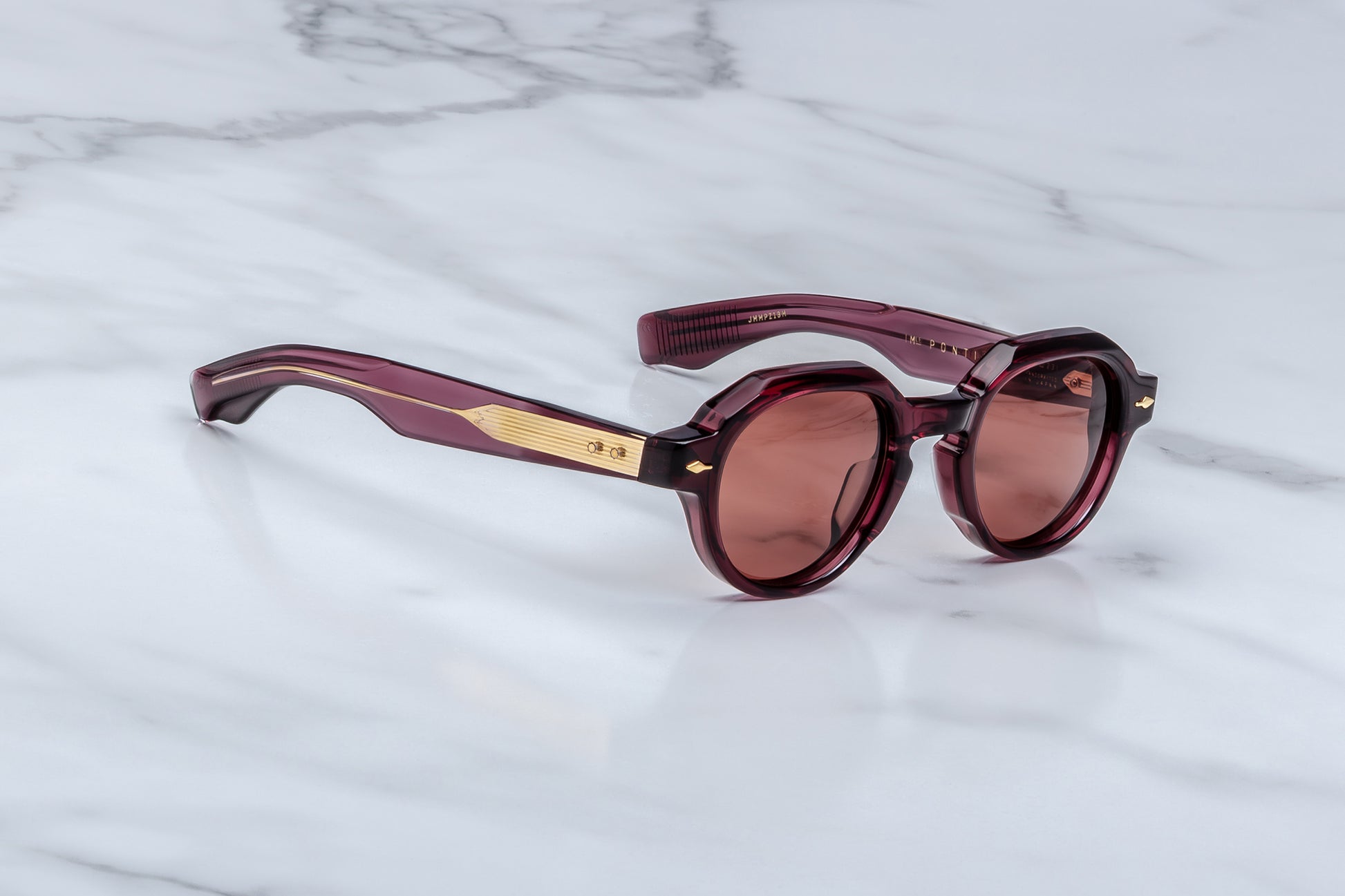 Jacques Marie Mage Pontian Sunglasses Amarena JMMPZ-18M Profile