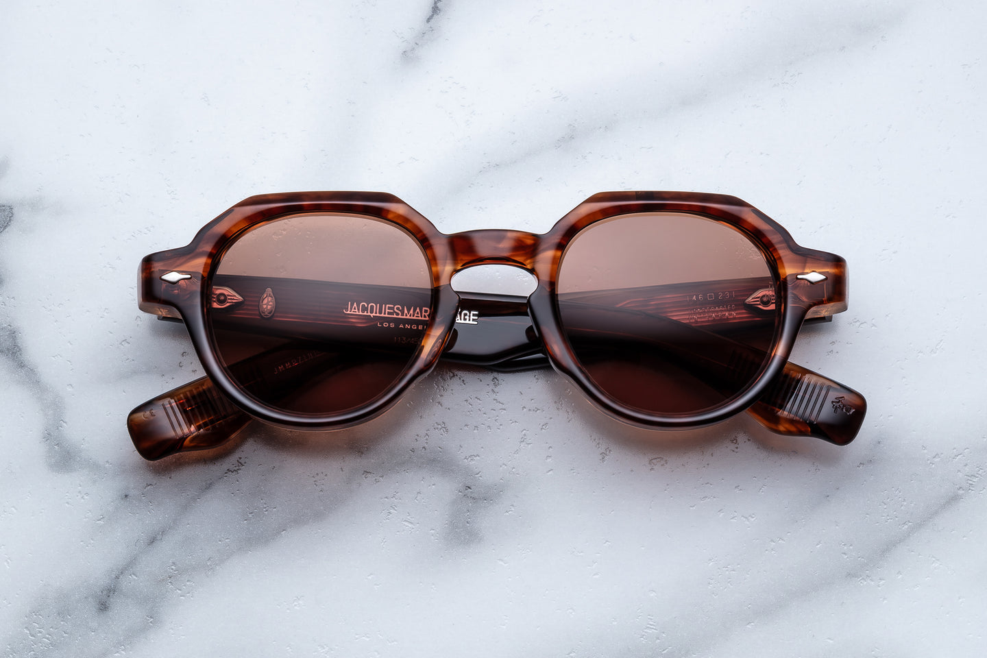 Jacques Marie Mage Pontian Sunglasses Bourbon JMMPZ-16P Front