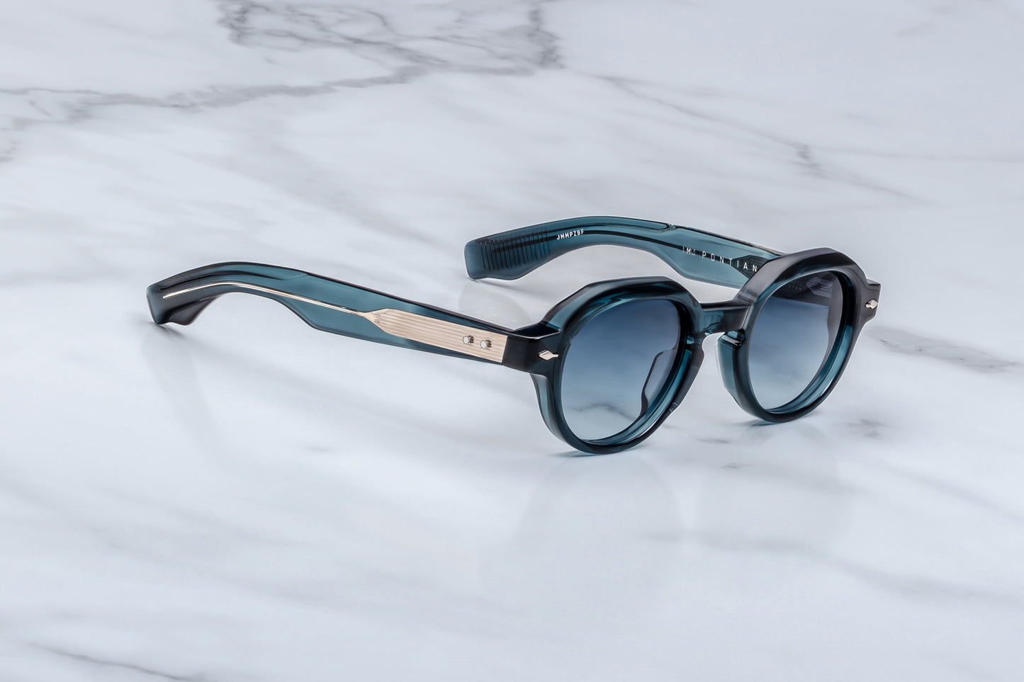 Jacques Marie Mage Pontian Sunglasses Indigo JMMPZ-9F Profile