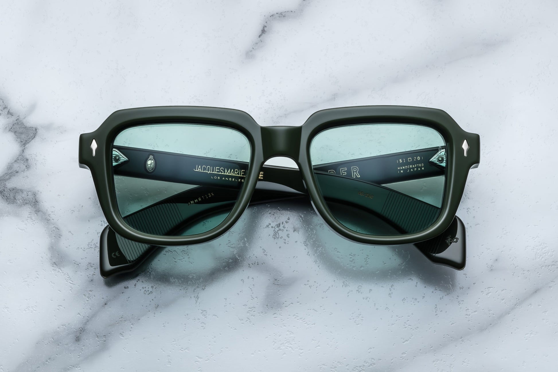 Jacques Marie Mage Taos Sunglasses Evergreen JMMRT-13X Front