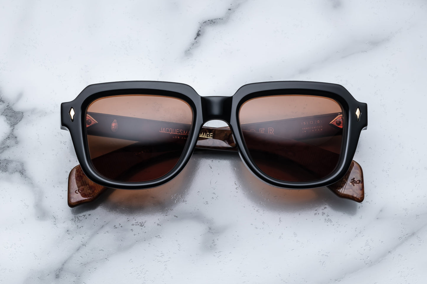 Jacques Marie Mage Taos Sunglasses Noir X JMMRT-10A Front