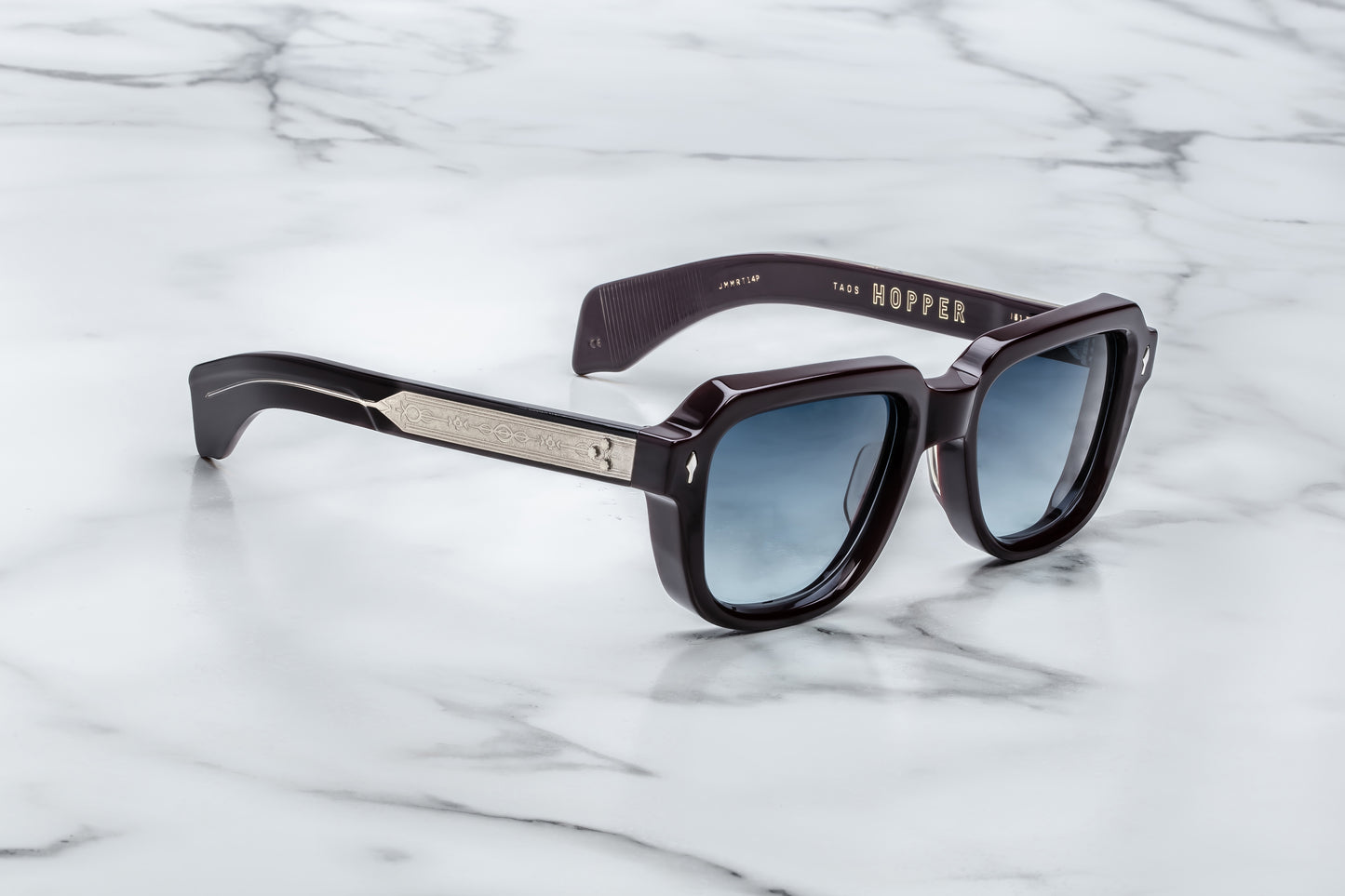 Jacques Marie Mage Taos Sunglasses Wine JMMRT-14P Profile