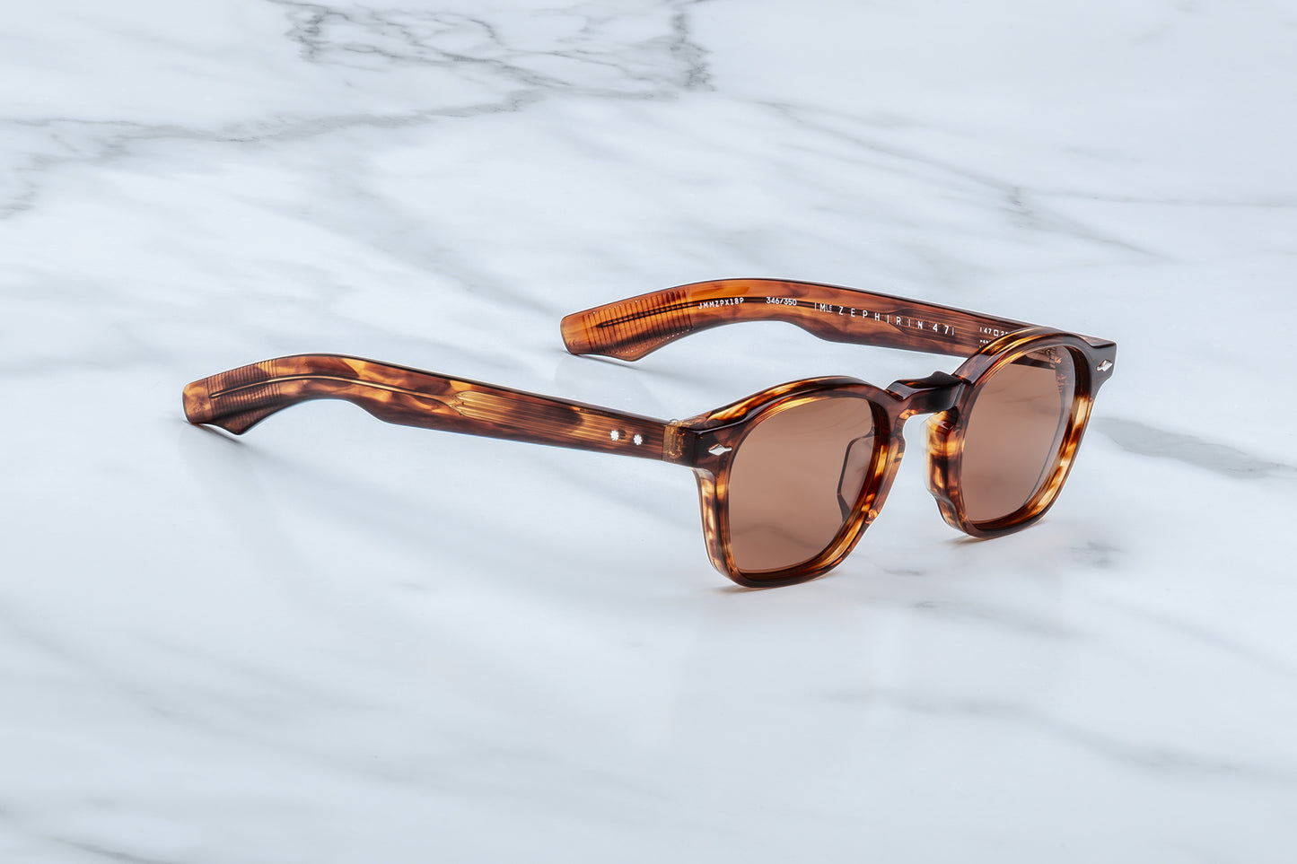 Jacques Marie Mage Zephirin 47 Sunglasses Bourbon JMMZPX-18P Profile