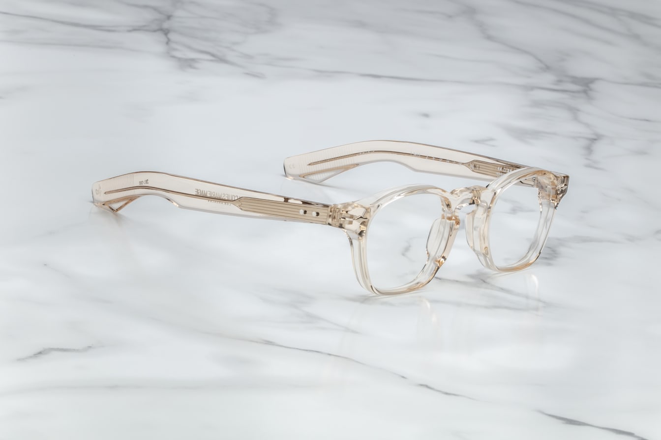 Jacques Marie Mage Zephirin Rx Eyeglasses Pearl JMMZPRX-1P Profile