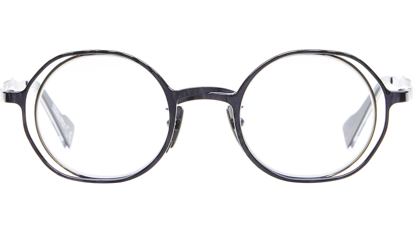 Kuboraum H11 Eyeglasses Optical Mask Blue Gold BG Front