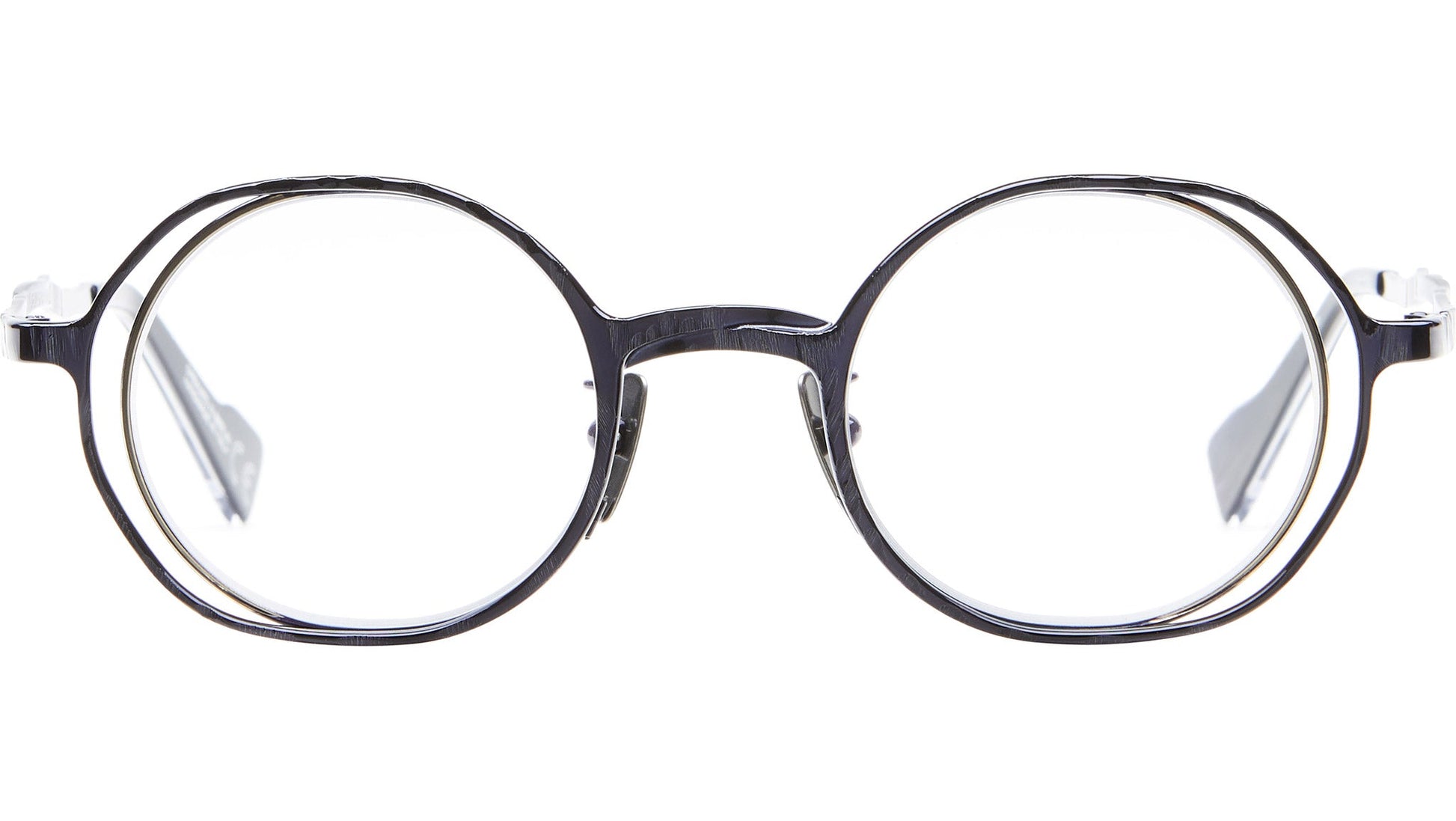 Kuboraum H11 Eyeglasses Optical Mask Blue Gold BG Front