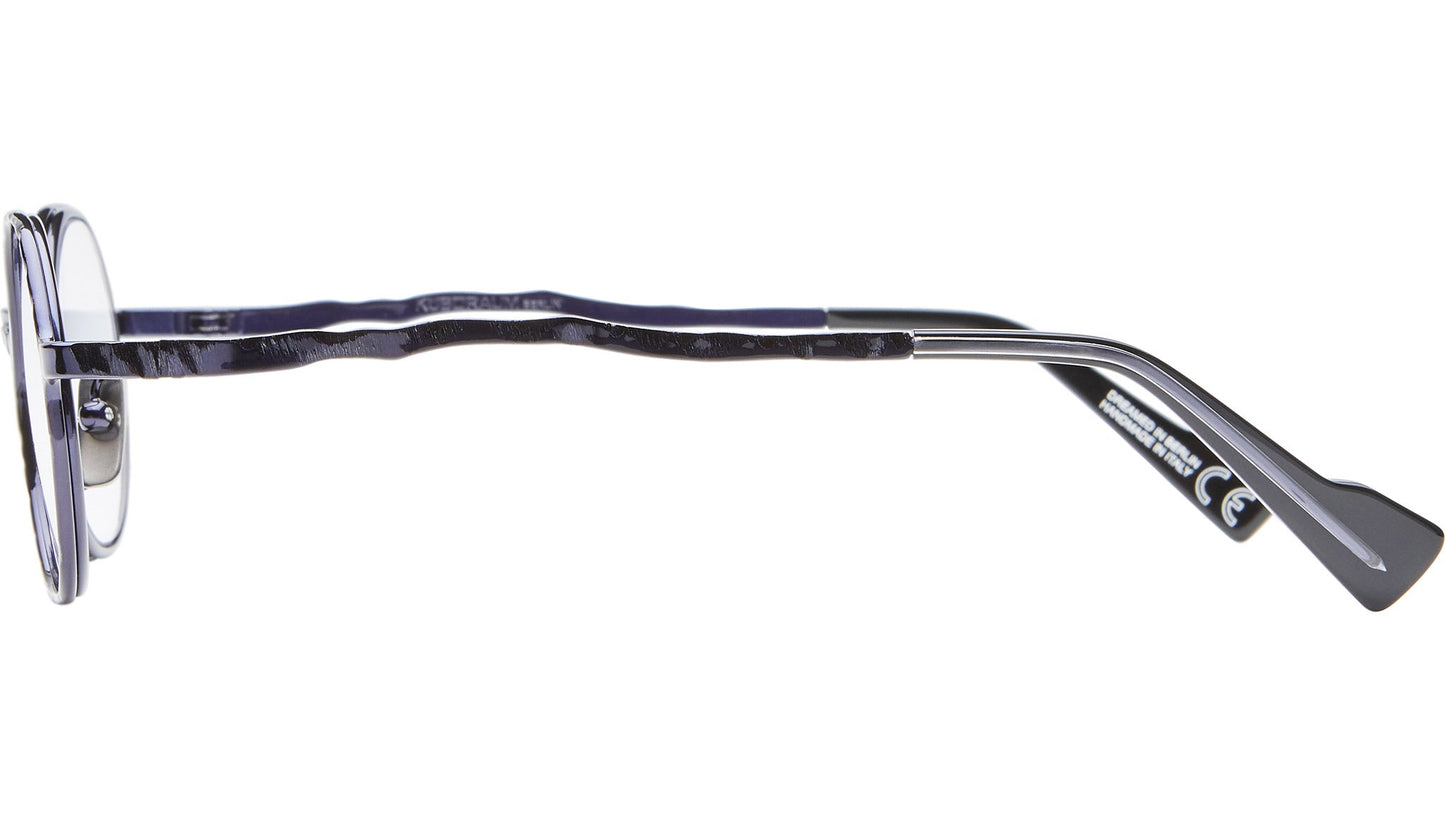 Kuboraum H11 Eyeglasses Optical Mask Blue Gold BG Profile