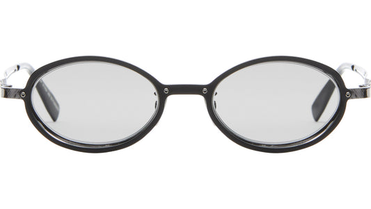 Kuboraum H18 Sunglasses Mask Black Matte BM grey1 Front