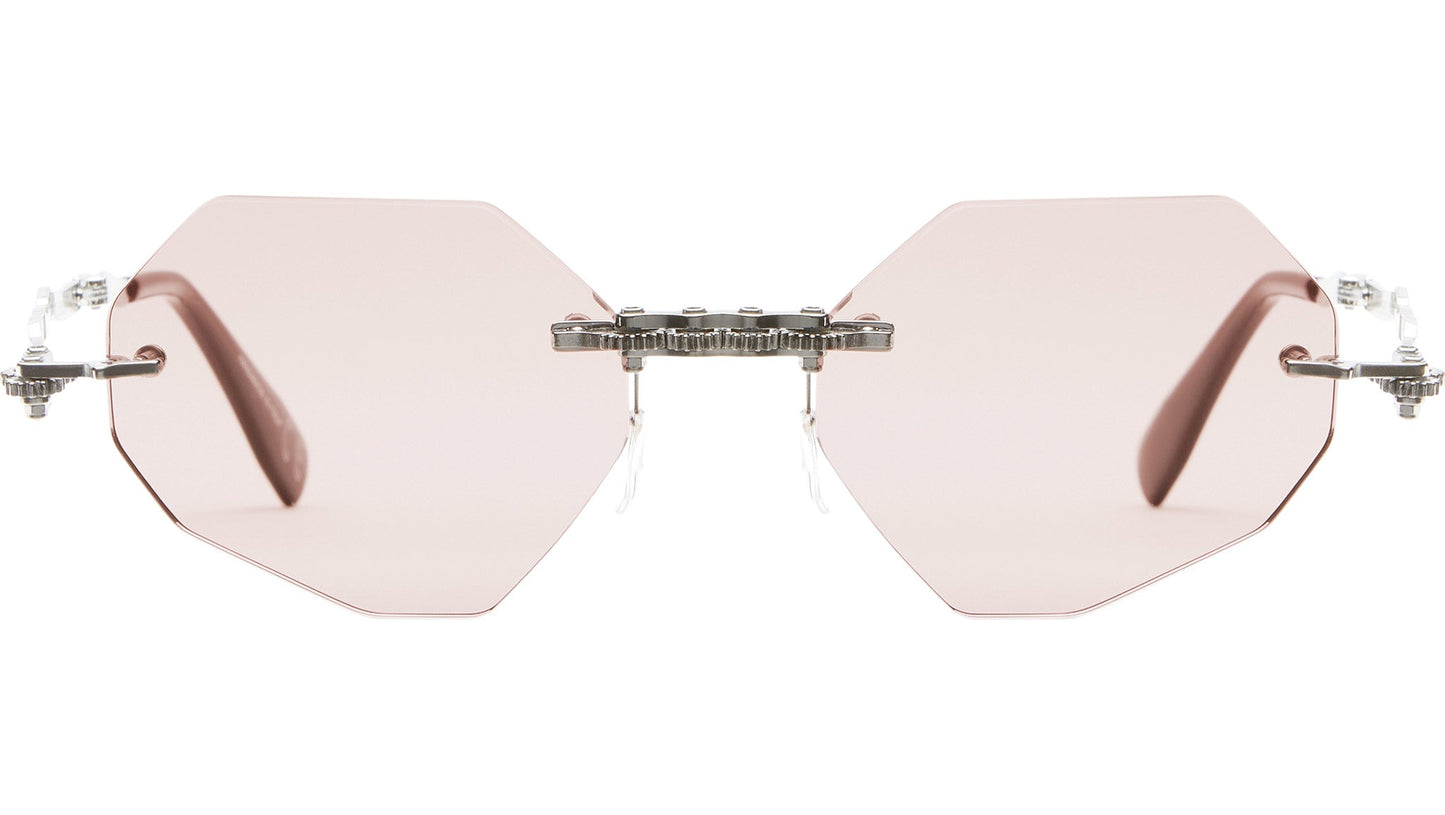 Kuboraum H44 Sunglasses Mask Silver SP Front