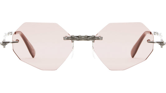 Kuboraum H44 Sunglasses Mask Silver SP Front