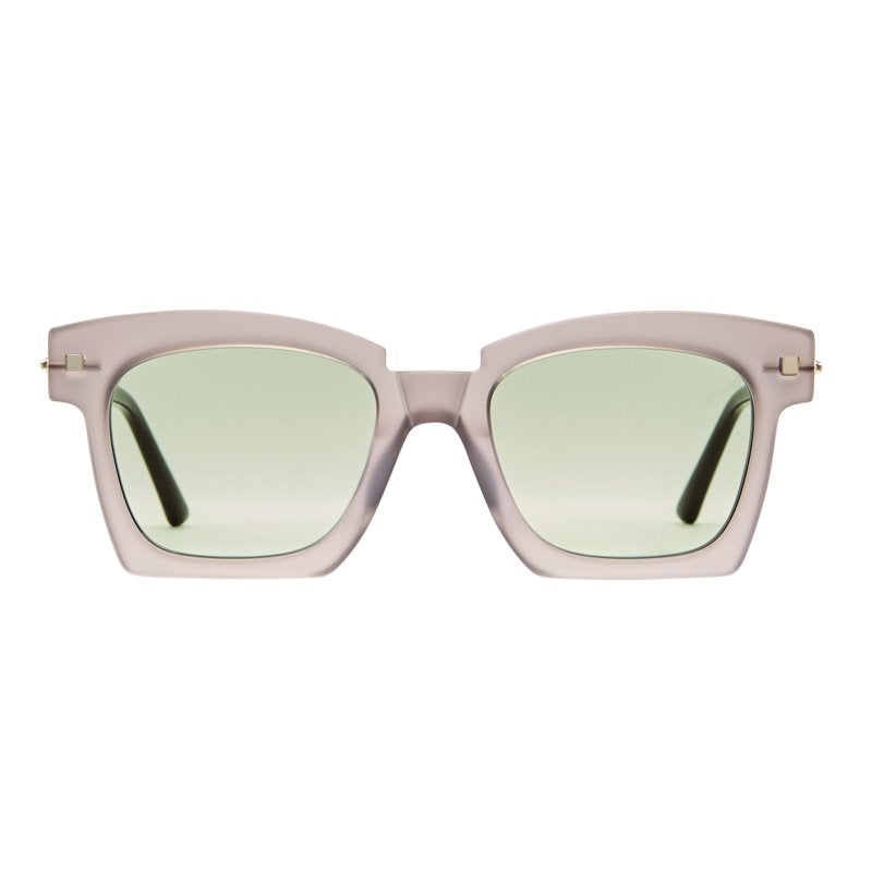 Kuboraum J5 Sunglasses Mask Violet Petal VP green1 Front