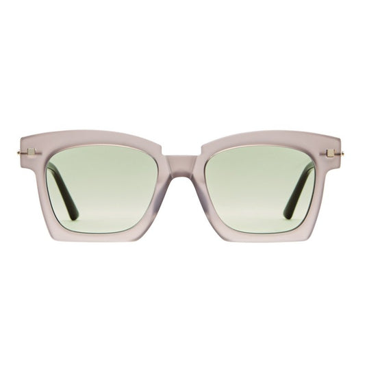 Kuboraum J5 Sunglasses Mask Violet Petal VP green1 Front