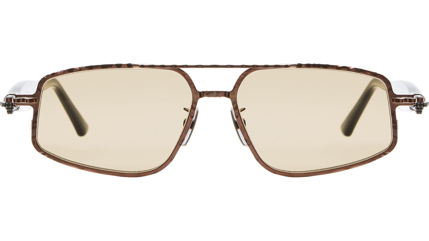 Kuboraum J73 Sunglasses Mask Bronze BZ brown Front