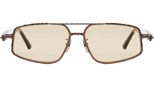 Kuboraum J73 Sunglasses Mask Bronze BZ brown Front