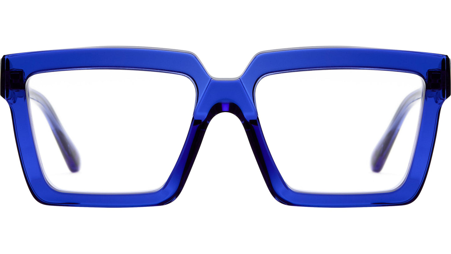 Kuboraum K26 Eyeglasses Optical Mask Ink Blue IK Front