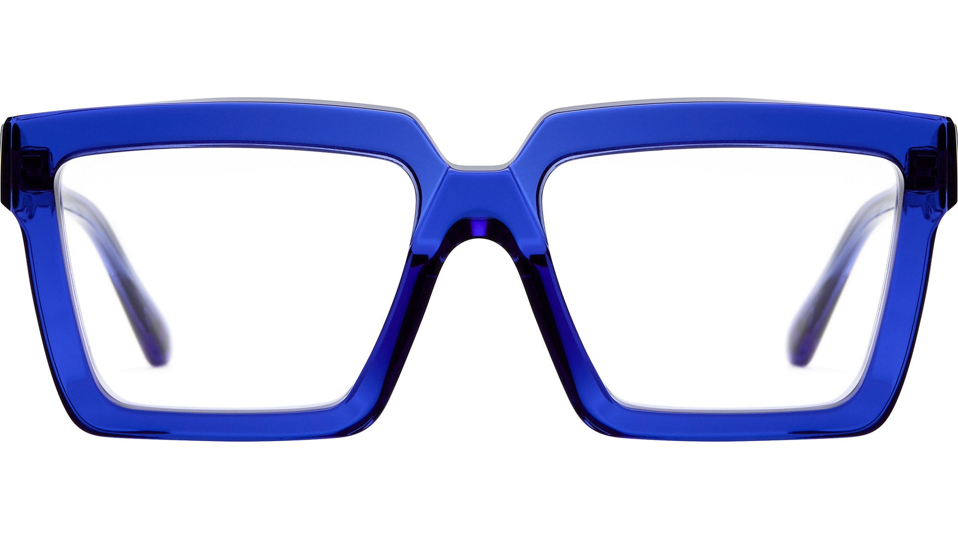 Kuboraum K26 Eyeglasses Optical Mask Ink Blue IK Front