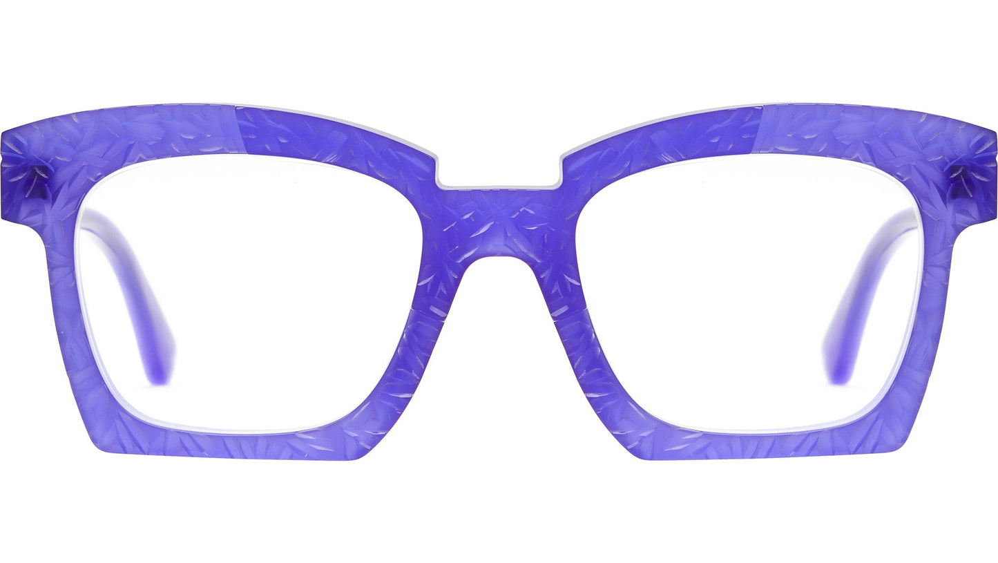 Kuboraum K5 Eyeglasses Optical Mask Flash Freeze Purple LB FF Front
