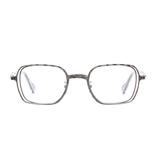 Kuboraum Mask H22 Eyeglasses Gun Metal GM Front