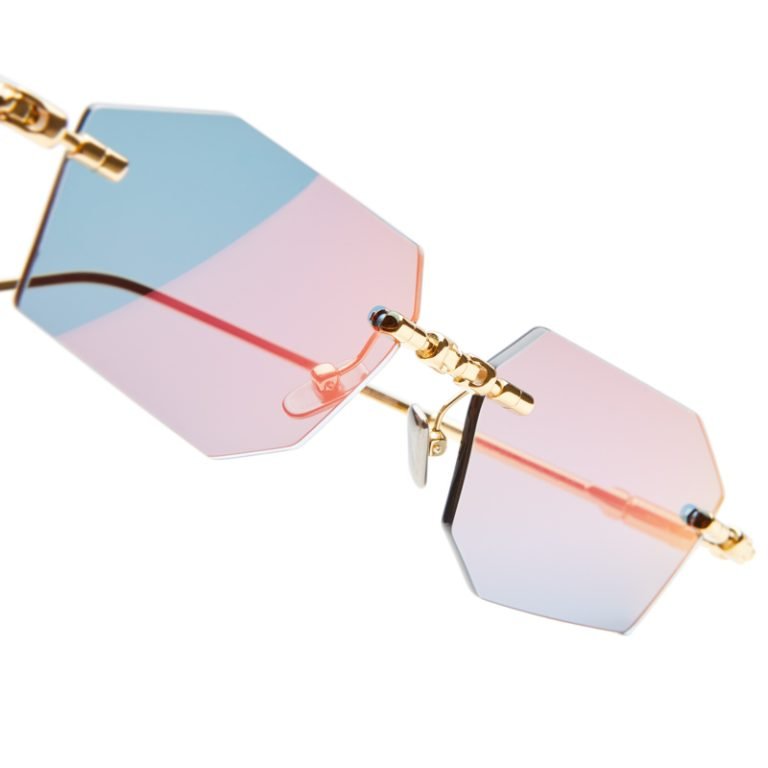 Kuboraum Mask H63 Sunglasses Gold GD Detail