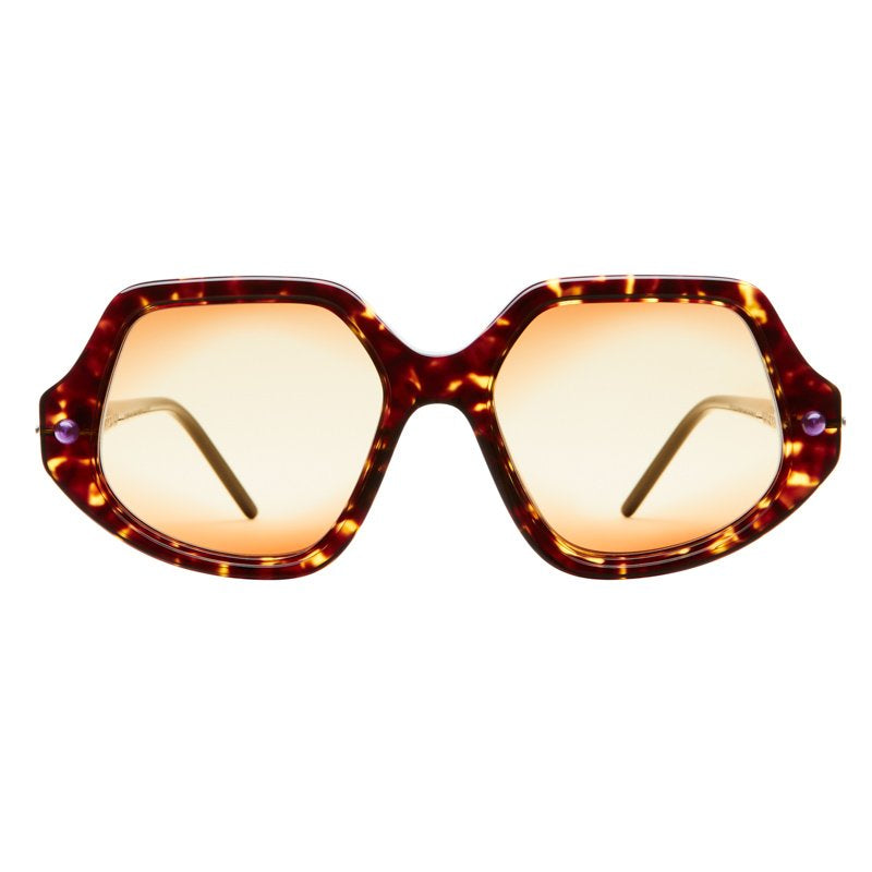 Kuboraum Mask P20 Sunglasses Tortoise TO Front