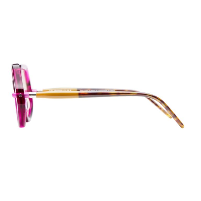 Kuboraum Mask P20 Sunglasses Transparent Cyclamen CY Side
