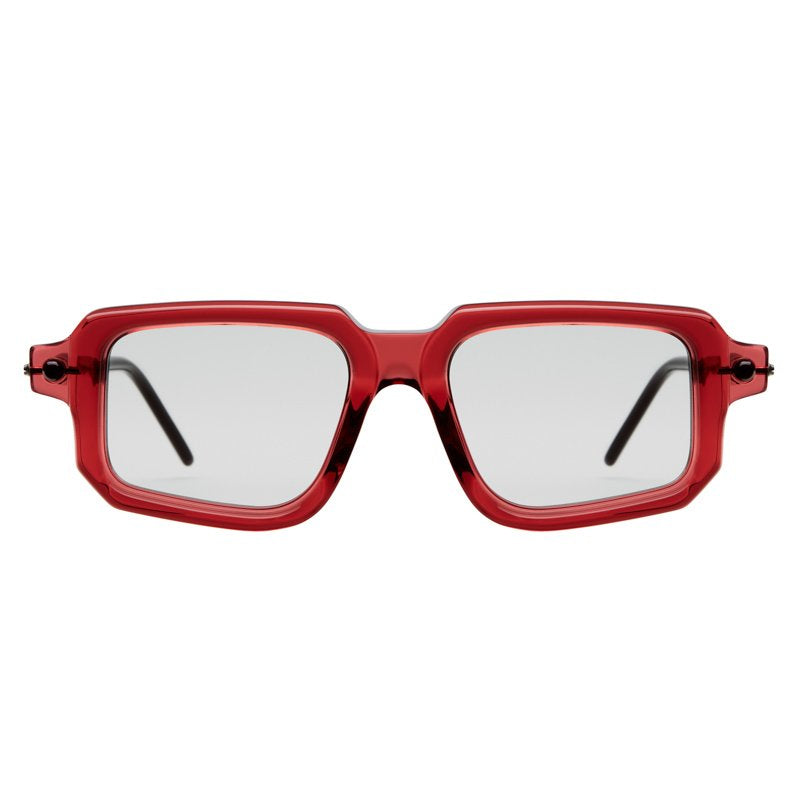 Kuboraum Mask P23 Sunglasses Transparent Bordeaux BX Front