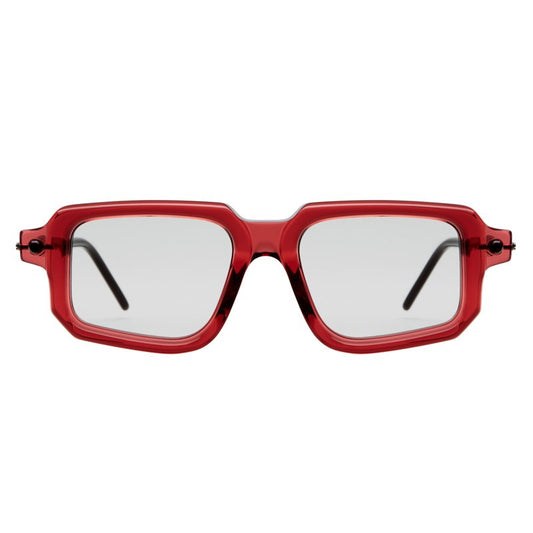 Kuboraum Mask P23 Sunglasses Transparent Bordeaux BX Front