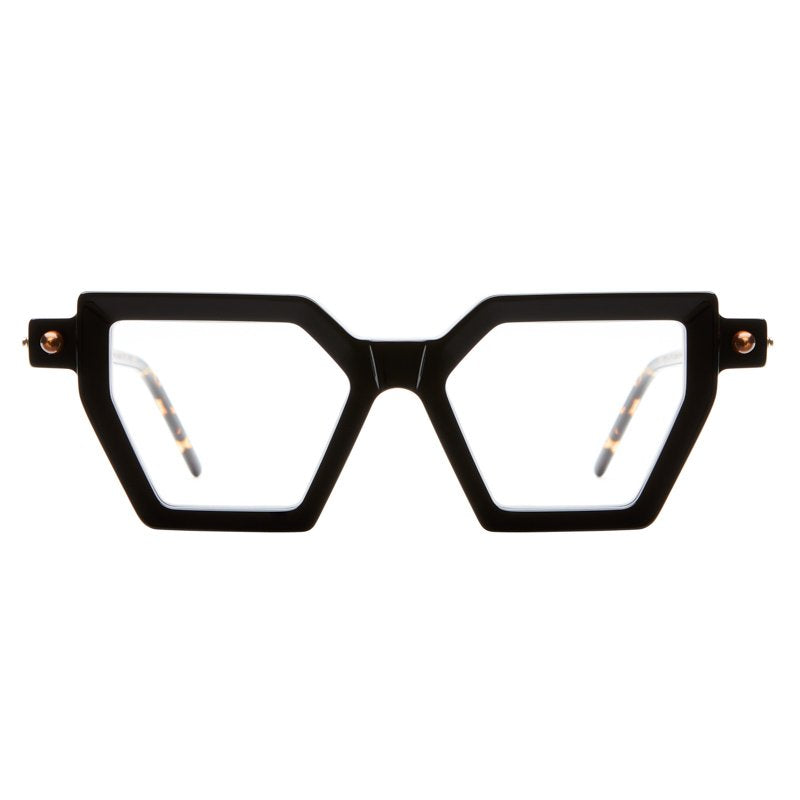 Kuboraum Mask P26 Eyeglasses Black Shine BS Front