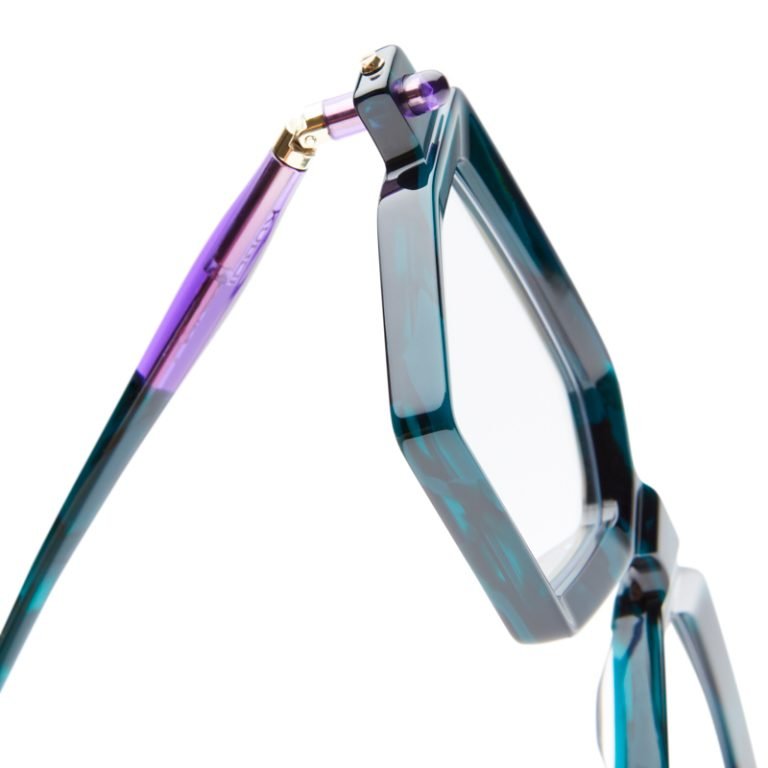 Kuboraum Mask P26 Eyeglasses Marble Green MGE Detail