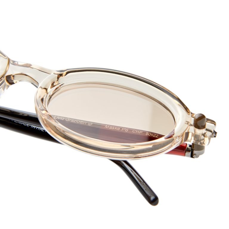 Kuboraum Mask P6 Sunglasses Champagne CHP Detail