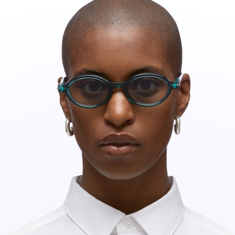 Kuboraum Mask P6 Sunglasses Hamburger Bahnhof Transparent Dark Green HB Model