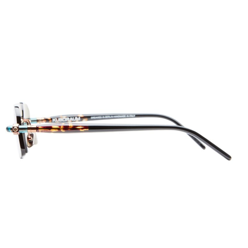 Kuboraum Mask P64 Sunglasses Bronze Havana Black Shine BZ HB Profile