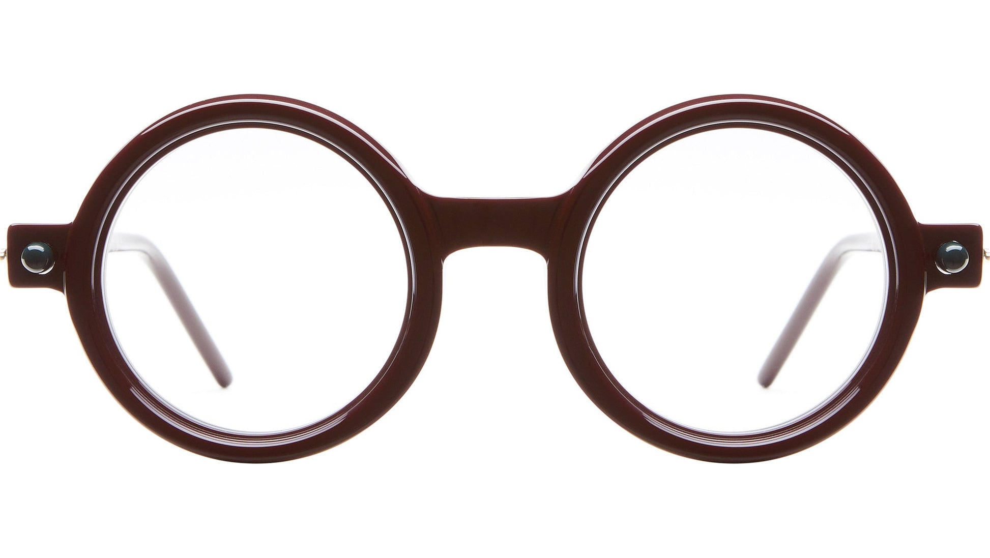 Kuboraum P1 Eyeglasses Optical Mask Bordeaux DR Front