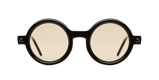 Kuboraum P1 Sunglasses Mask Black BYB brown1 Front