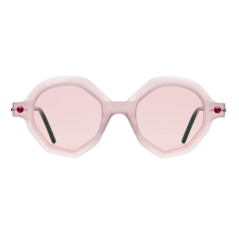 Kuboraum P18 Sunglasses Mask Rose Rose Front
