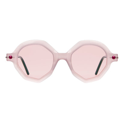 Kuboraum P18 Sunglasses Mask Rose Rose Front