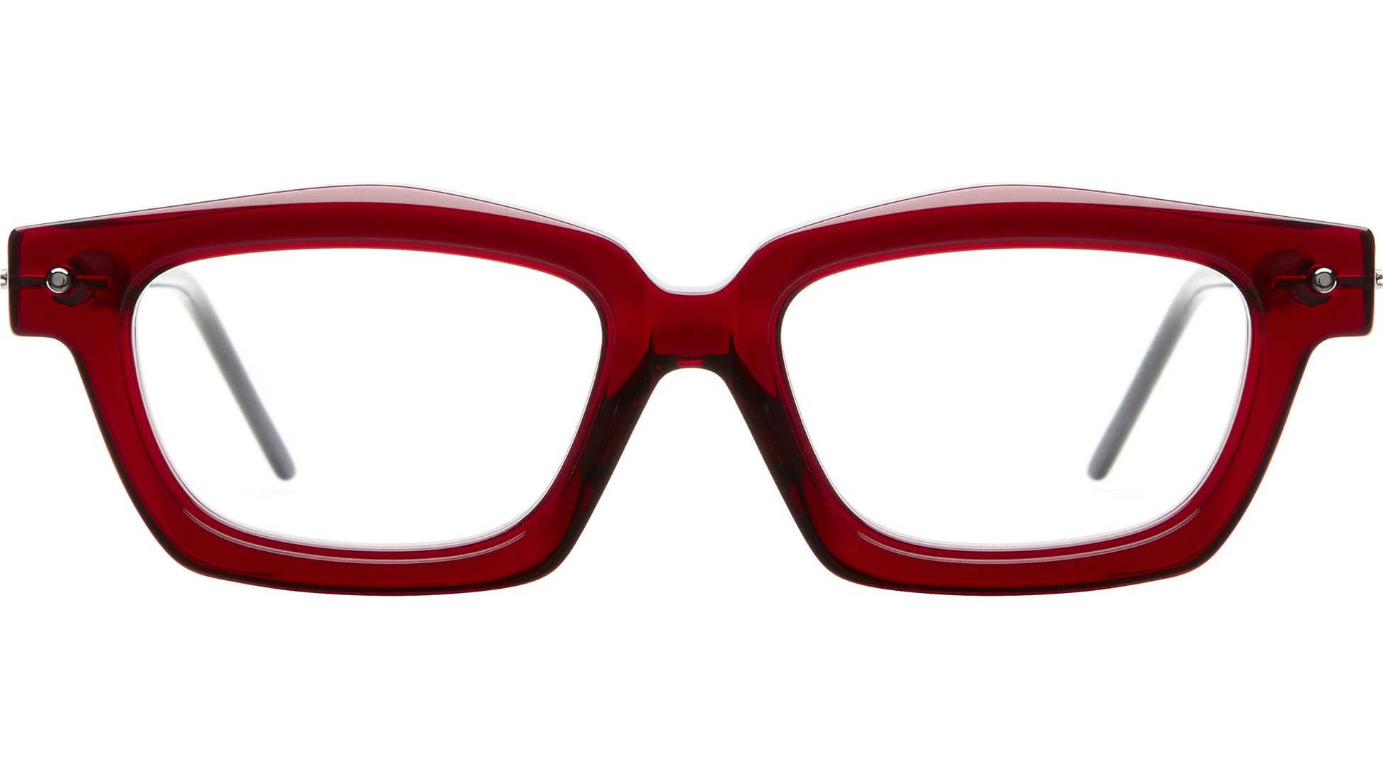 Kuboraum P25 Eyeglasses Optical Mask Bordeaux BX Front