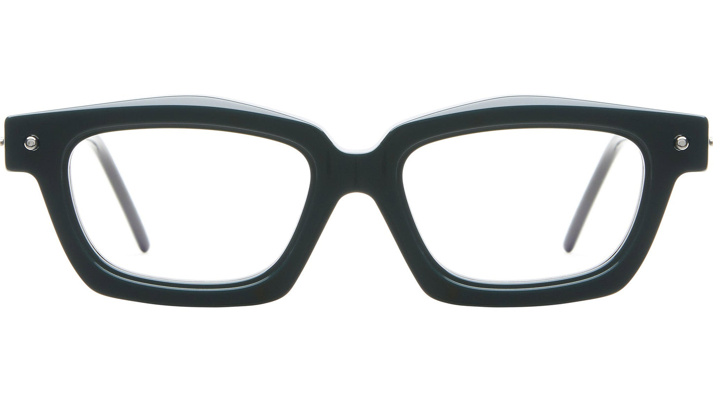 Kuboraum P25 Eyeglasses Optical Mask Forest Green FO Front