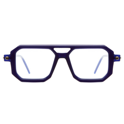 Kuboraum P8 Eyeglasses Optical Mask Dark Blue Military Green BMG Front