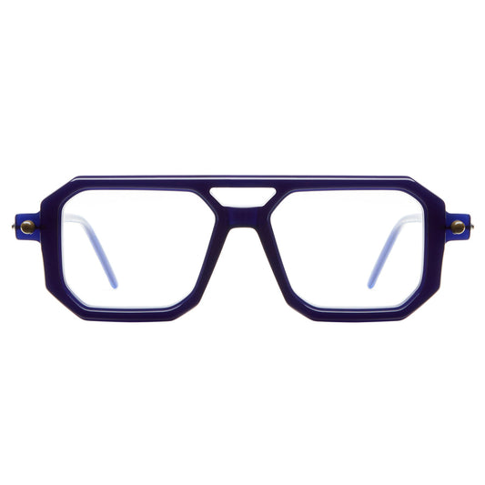 Kuboraum P8 Eyeglasses Optical Mask Dark Blue Military Green BMG Front